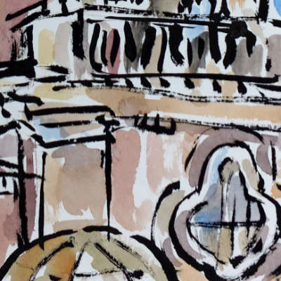 Andreas-Korn (Kunstraum - Aquarell in Jerez) Andreas Korn: Artproduktion (Kunstraum - Aquarell in Jerez)